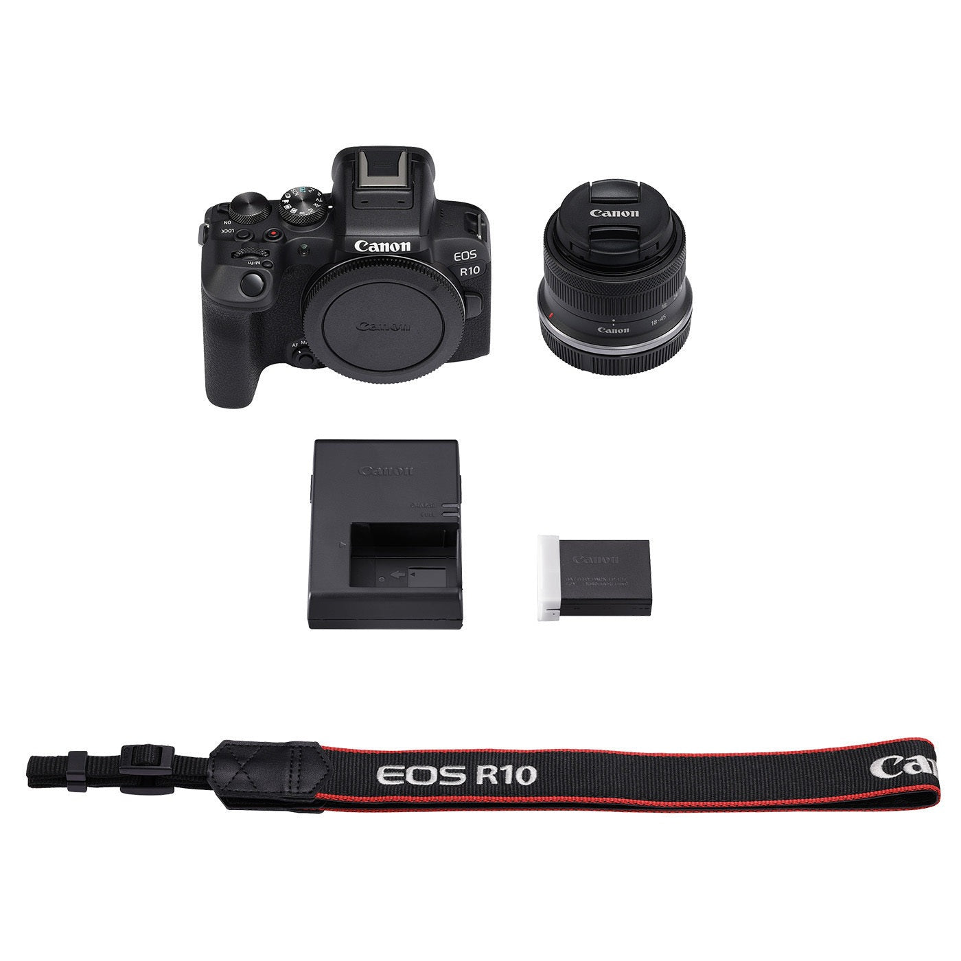 Canon EOS R10 Mirrorless Camera with RF-S 18-45mm Lens and Accessories Bundle