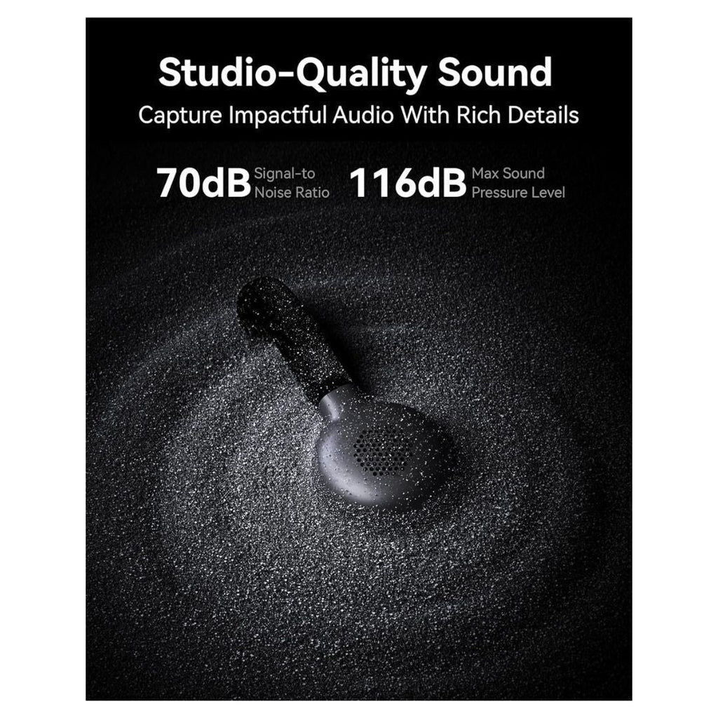 Hollyland LARK M2S Wireless Combo Microphone System (2.4 GHz, Space Gray)