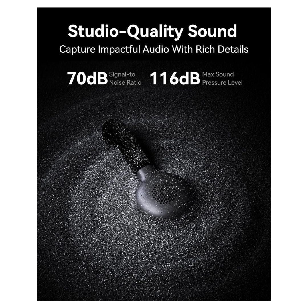 Hollyland LARK M2S Wireless Combo Microphone System (2.4 GHz, Space Gray)