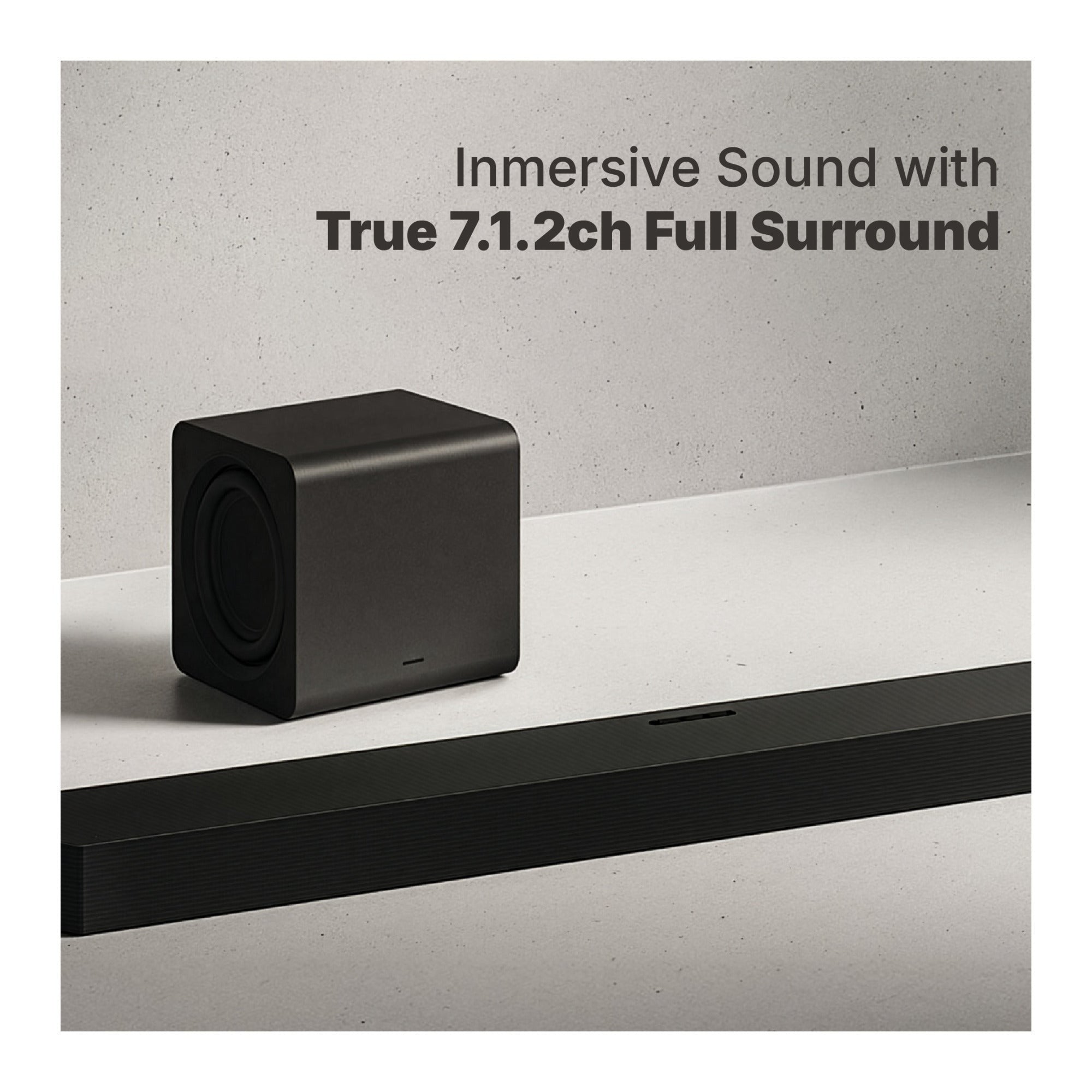 Samsung HW-Q900H/ZC 7.1.2ch Sound System with Soundbar and Subwoofer (Black)