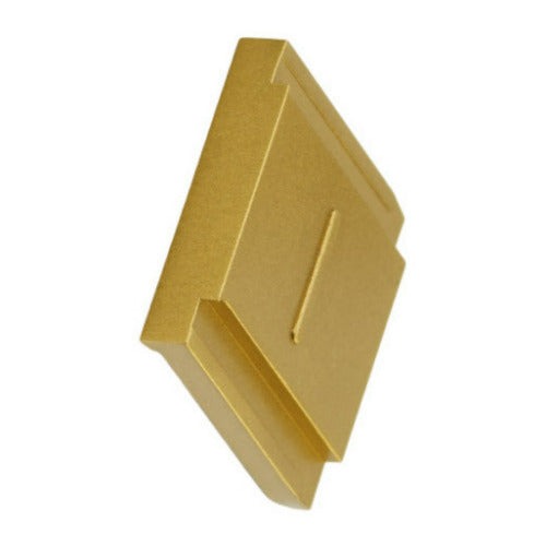 Leica Hotshoe Cover for Leica Q3 Camera (Brass, Blasted Finish)