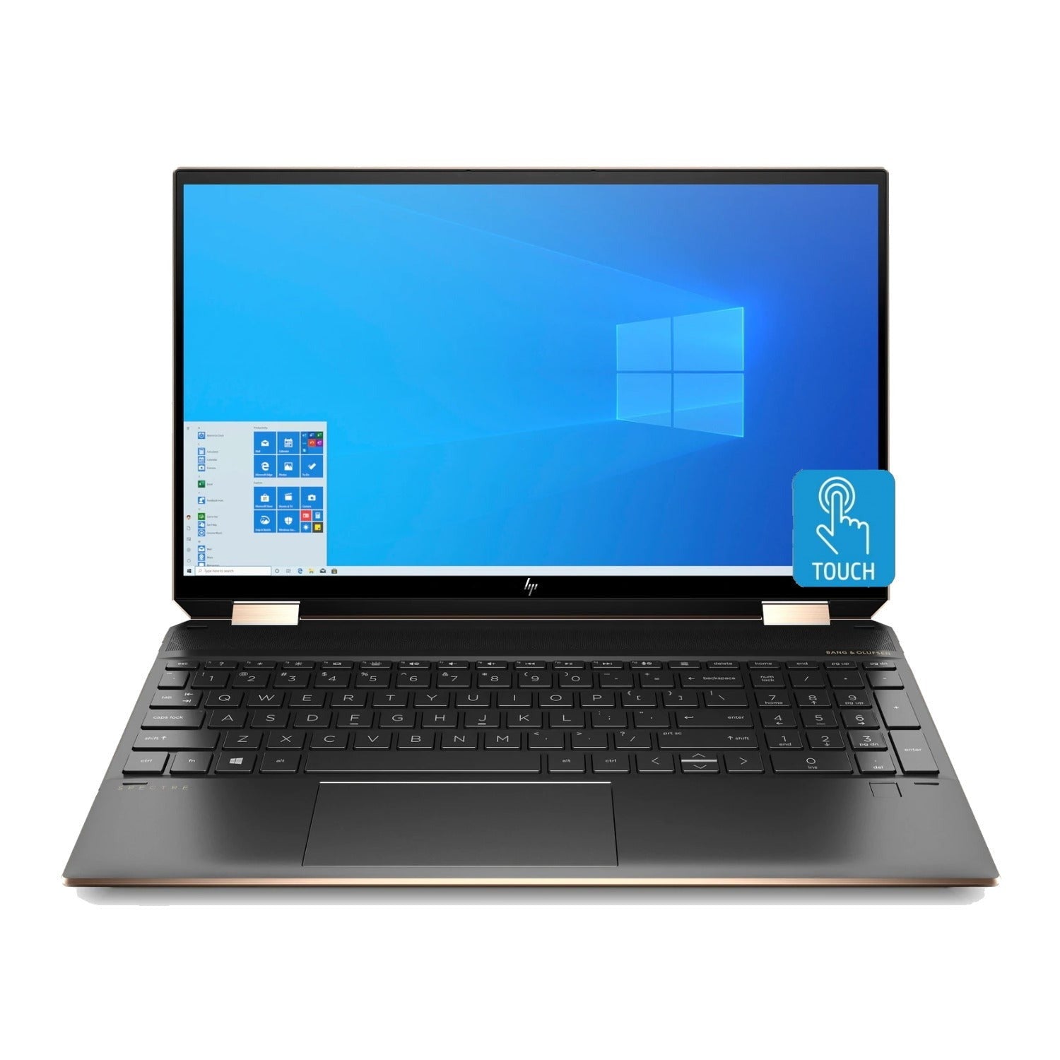 HP Spectre x360 15.6" 4K UHD Touch Convertible Laptop, Intel Core i7-10510U, 16GB RAM, 512GB SSD, NVIDIA GeForce Graphics (Certified Refurbished)