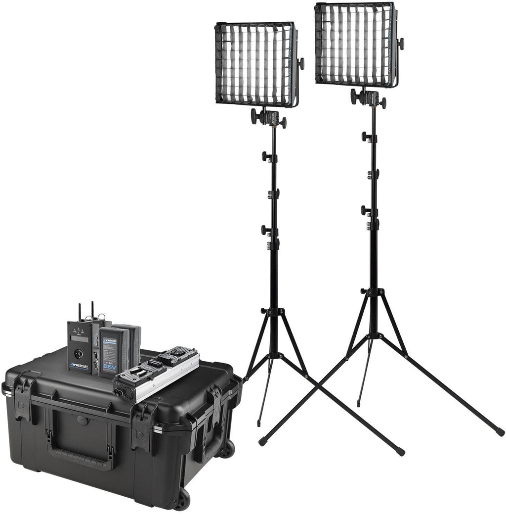 Westcott Flex Cine DMX 2-Light Travel Kit (1' x 1', Bi-Color)
