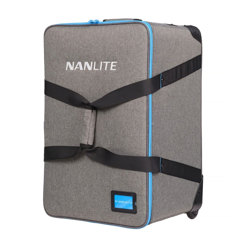 Nanlite FC-300B Bi-Color LED Spotlight 2-Light Kit with Rolling Case