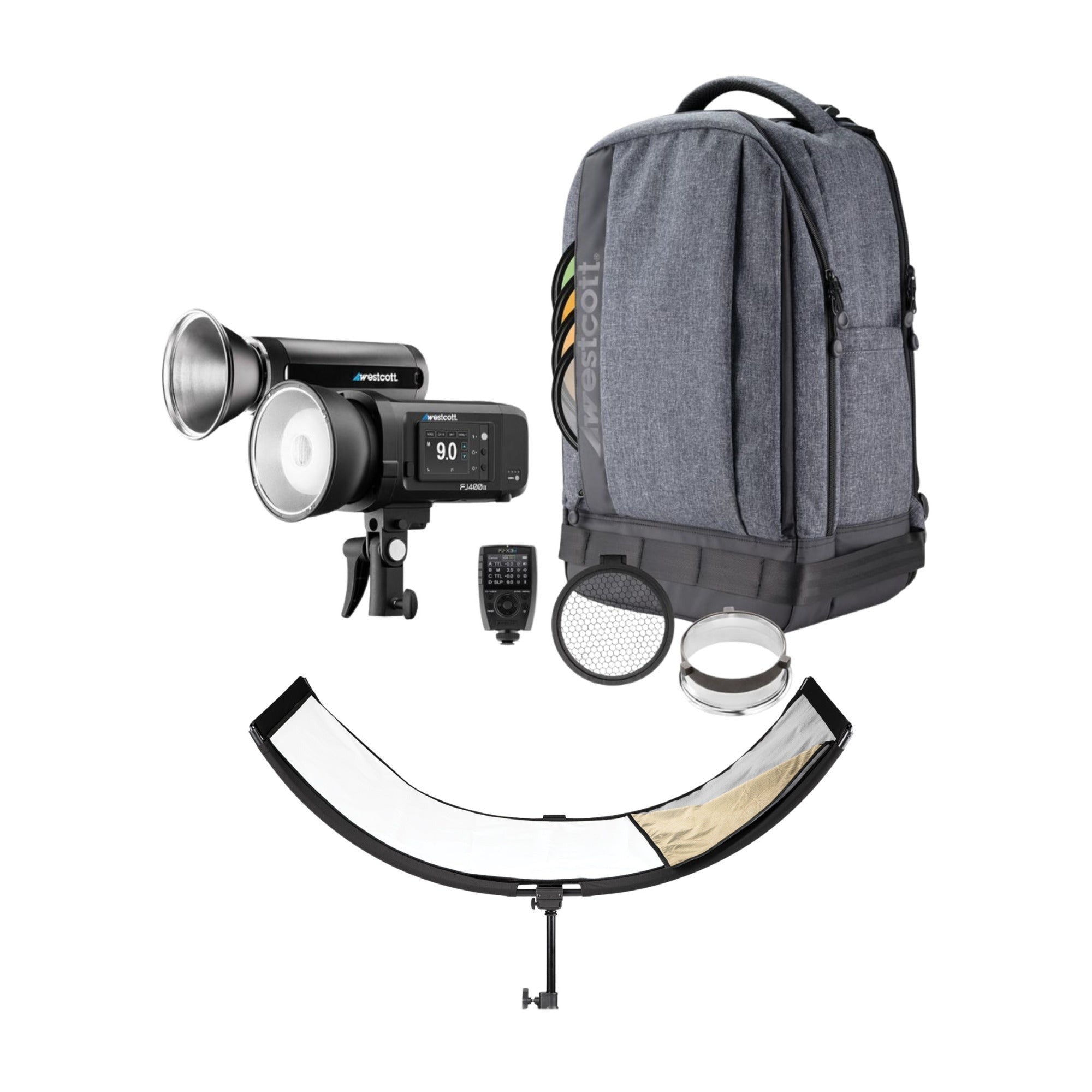 Westcott FJ Wireless 2 Light Portable Flash Kit with FJ X3 M Trigger Bundle
