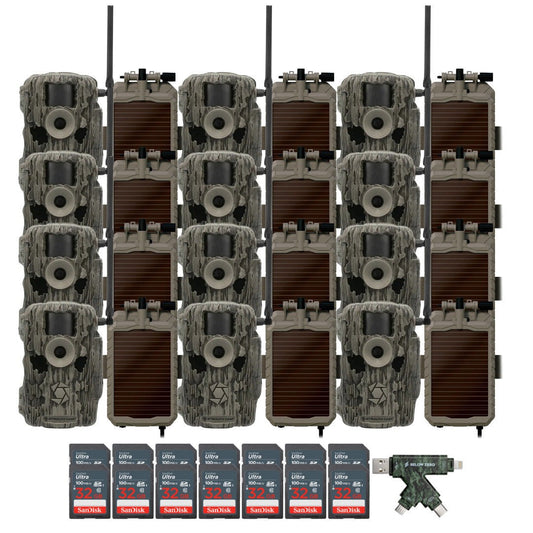 Stealth Cam 36MP Fusion Max Cellular Trail Camera with 80-Feet Detection Range (2-Pack) x 6 Bundle