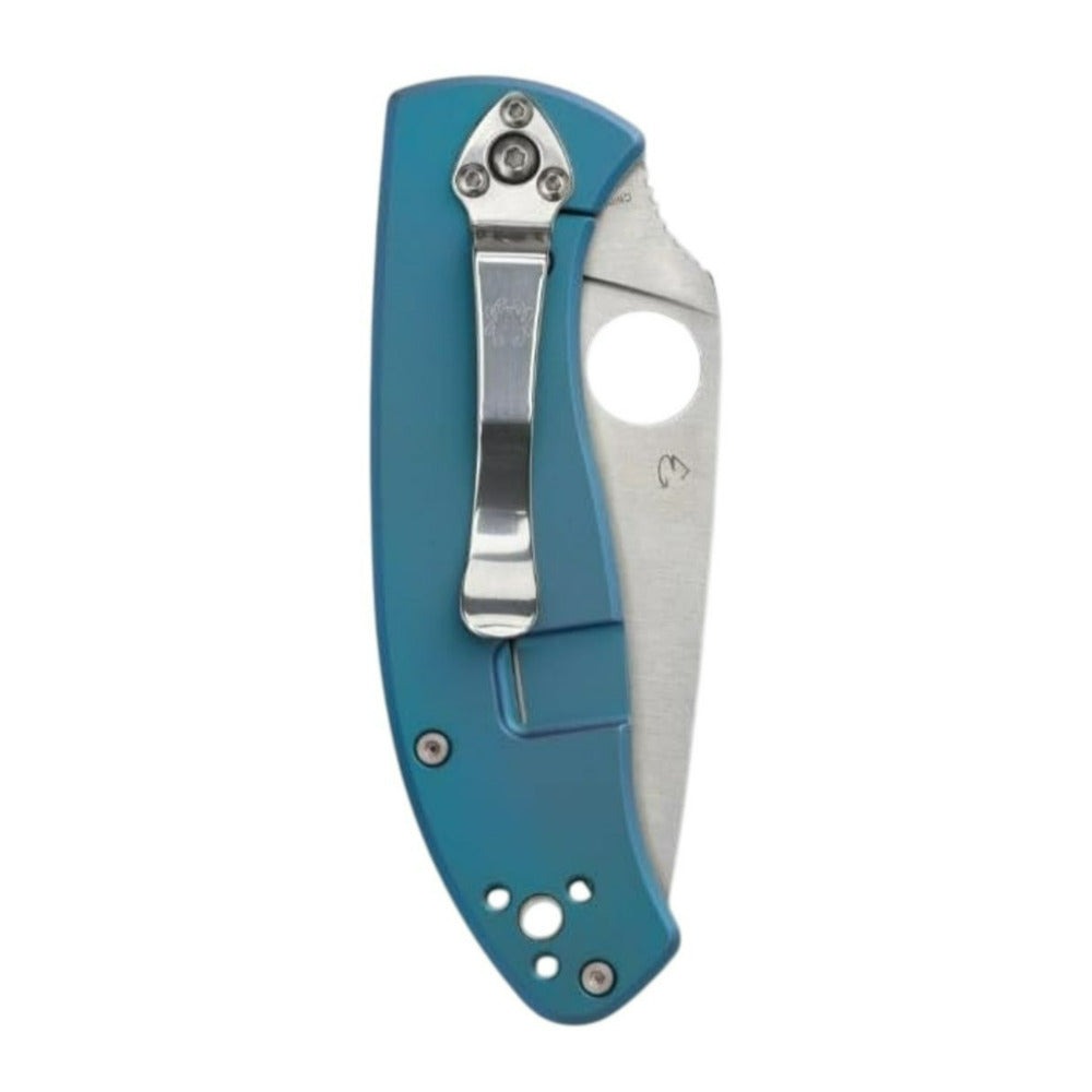 Spyderco Tenacious PlainEdge Folding Pocket Knife with 3.35 Inch 8Cr13MoV Blade
