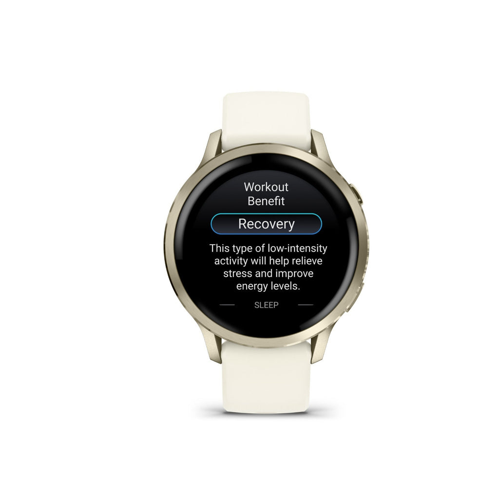 Garmin Venu 4 Smartwatch (Lunar Gold/Bone)