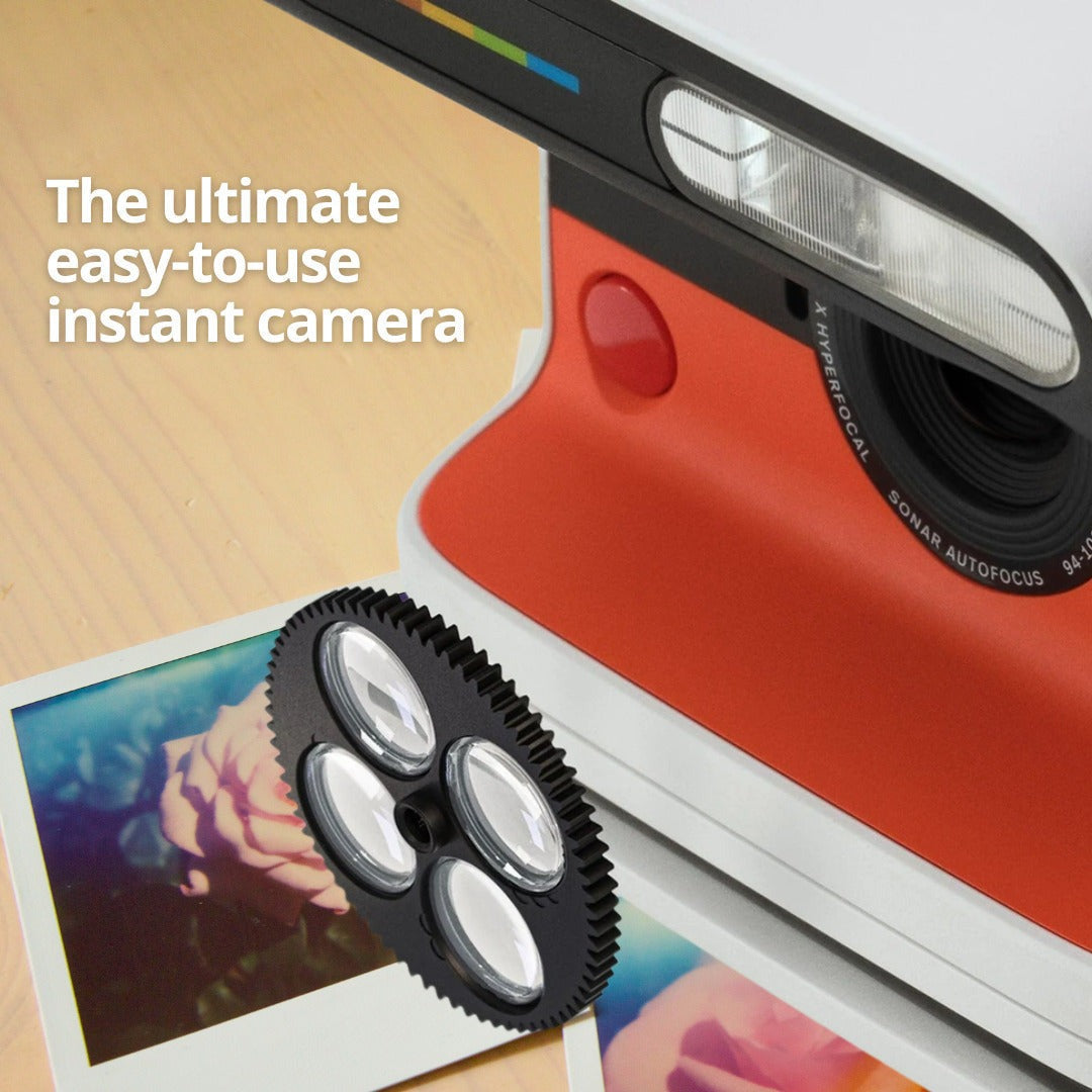 Polaroid Flip Instant Camera with Sonar Autofocus Bundle with Films