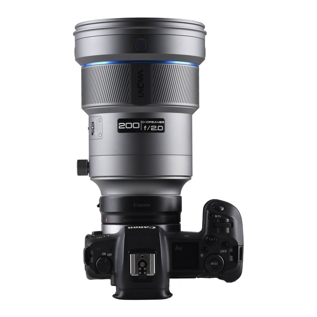 Laowa 200mm f/2 AF FF Telephoto Prime Lens (Canon EF, Gray)