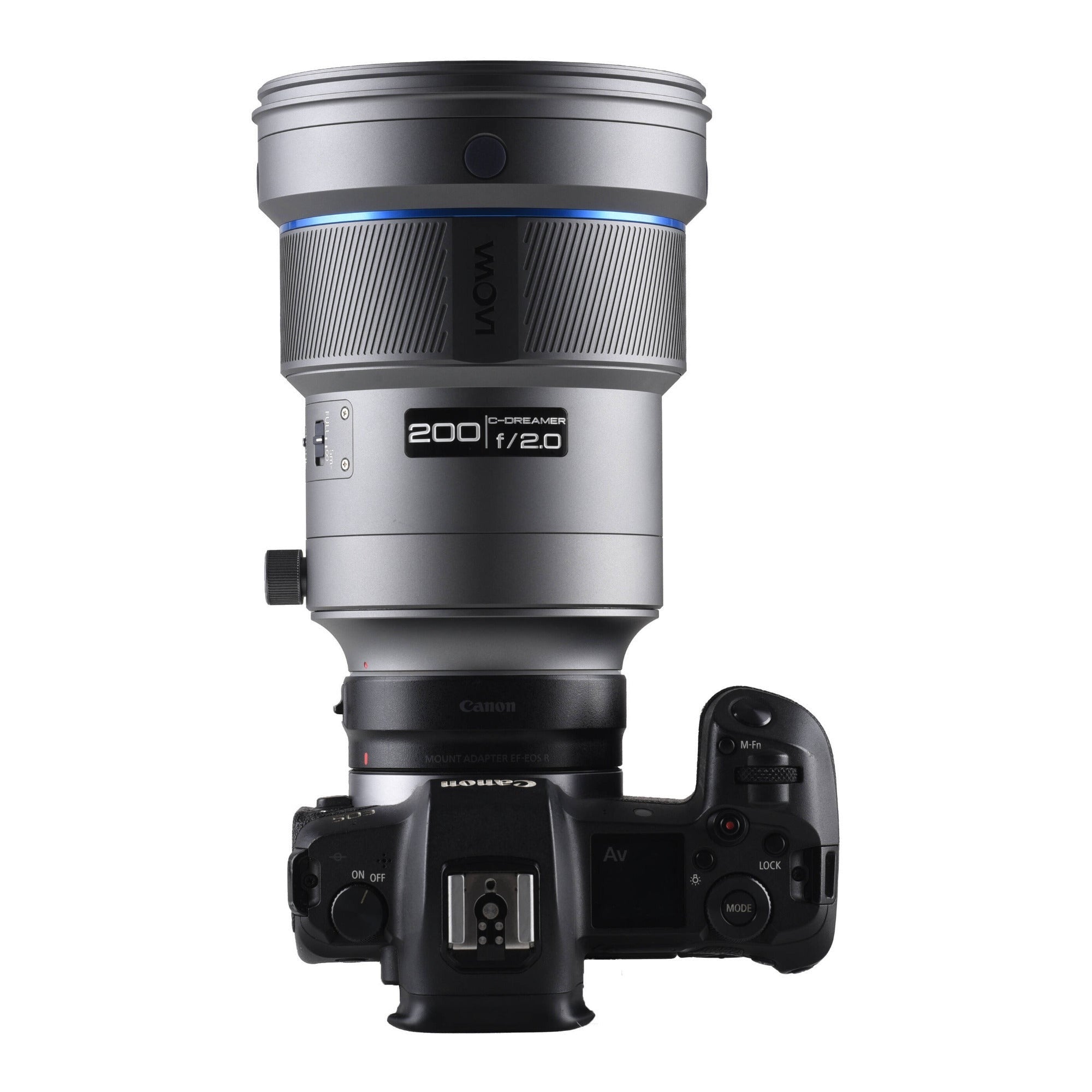 Laowa 200mm f/2 AF FF Telephoto Prime Lens (Canon EF, Gray)