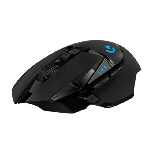 Logitech G502 Lightspeed Wireless Gaming Mouse Bundle with RGB Gaming Mouse Pad and USB 3.0 Hub