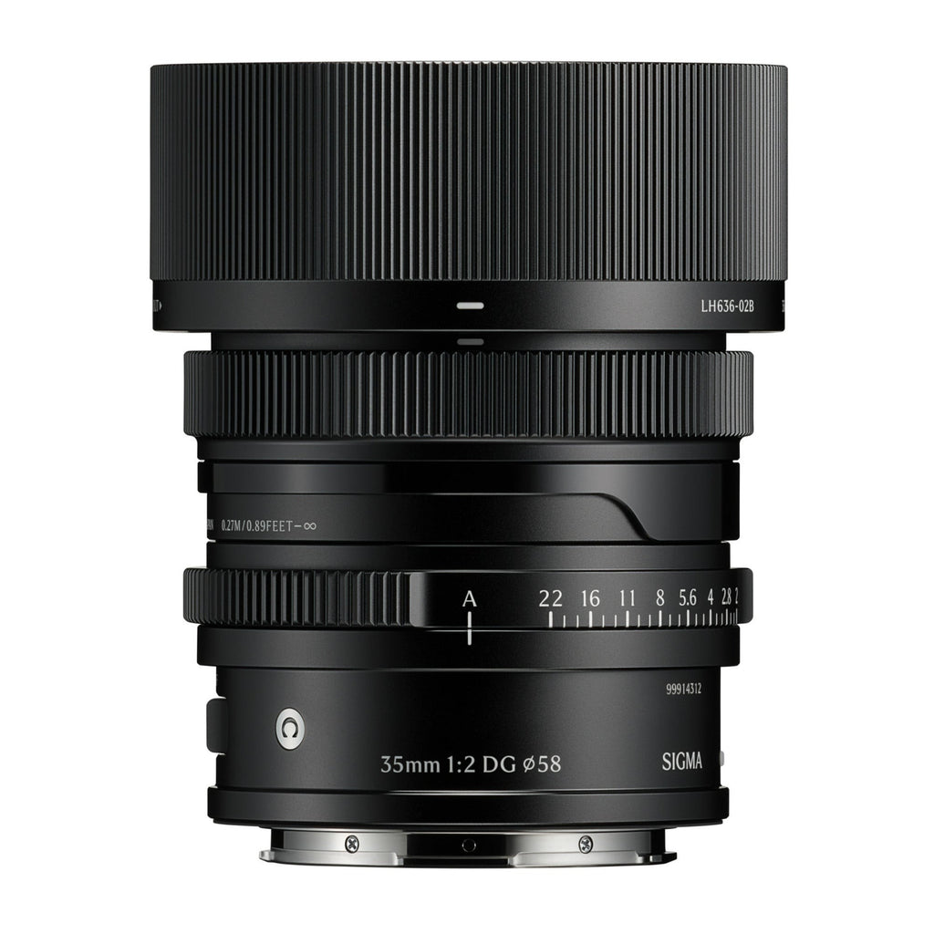 Sigma 35mm F2 DG Black Contemporary Lens for L Mount Bundle