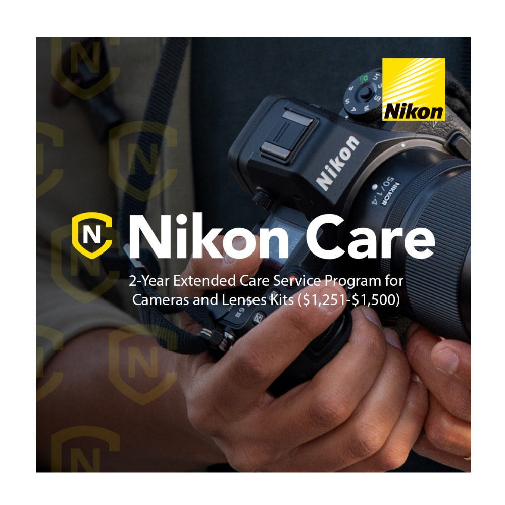 Nikon Care 2-Year Extended Warranty Plan for Cameras and Lenses Kit ($1,251-$1,500)