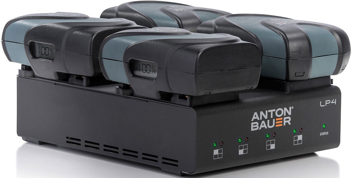 Anton Bauer LP4 Quad Gold-Mount Battery Charger