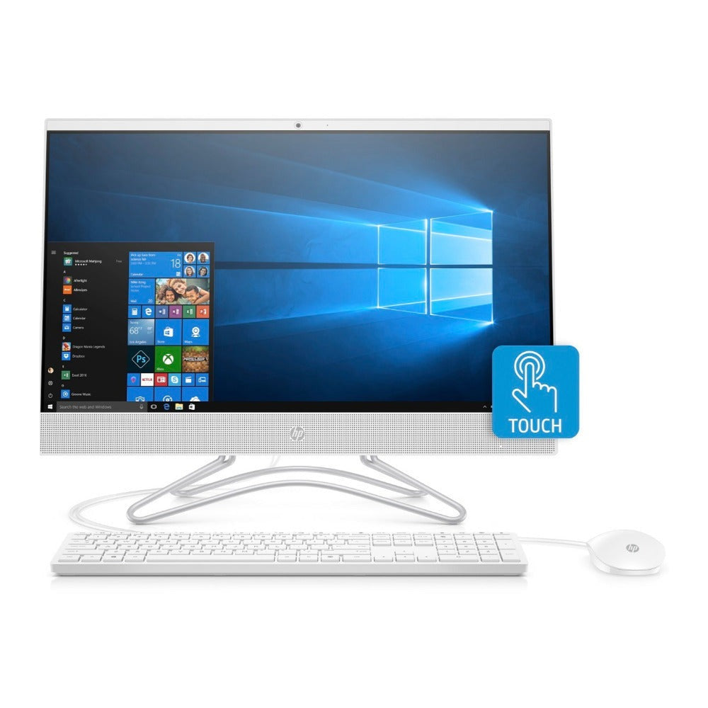 HP 24-F0046 23.8" FHD IPS Touch All-in-One PC, AMD A9-9425, 8GB RAM, 1TB HDD, Windows 10 (Certified Refurbished)