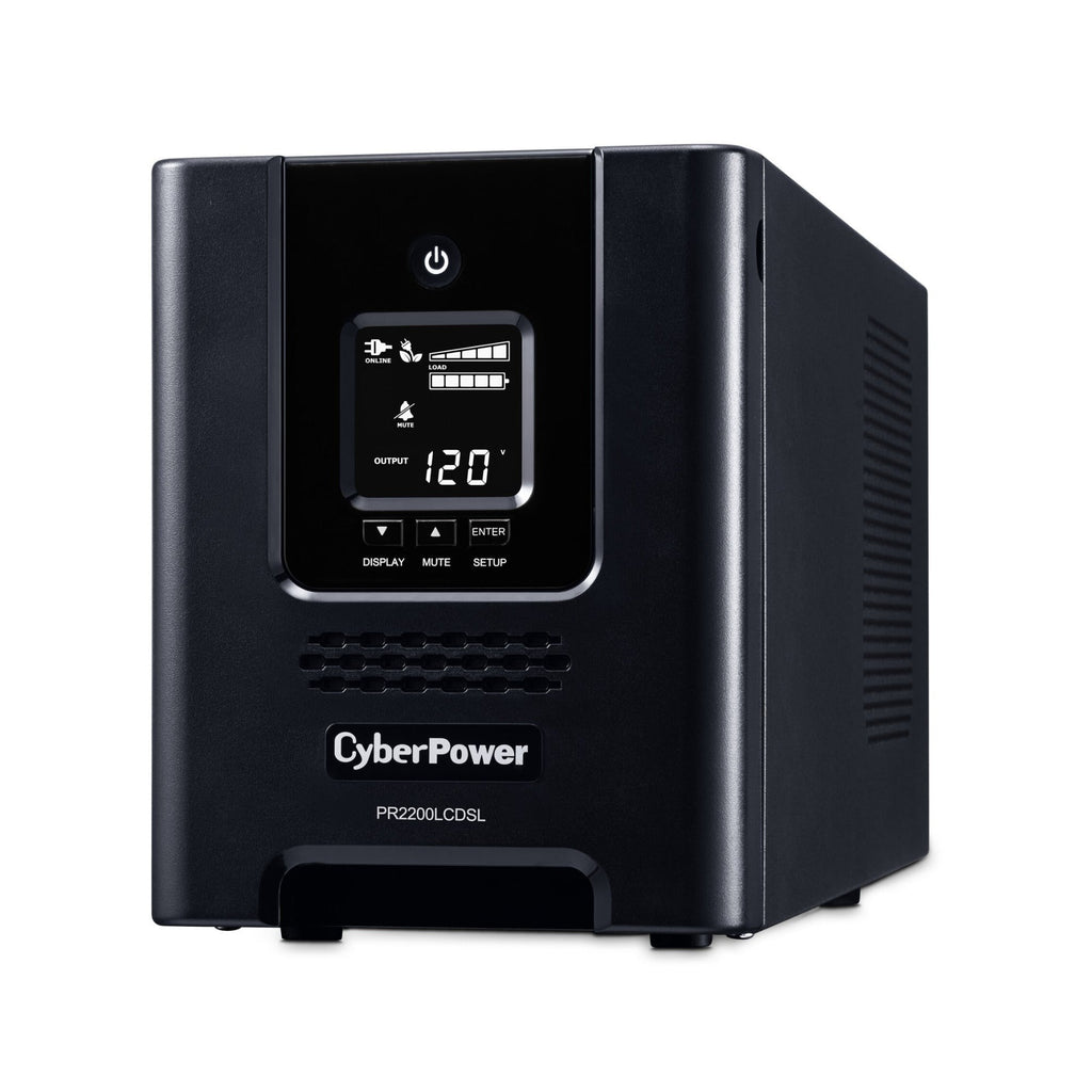 CyberPower PR2200LCDSL Smart App Sinewave Mini-Tower UPS System (2070VA/1980W)