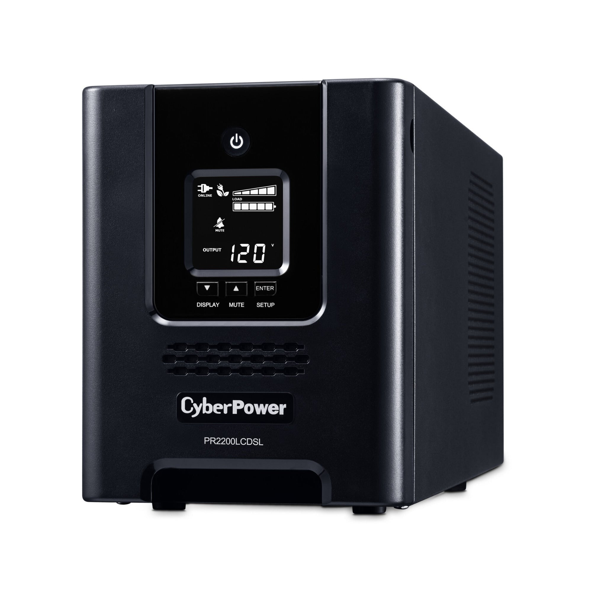 CyberPower PR2200LCDSL Smart App Sinewave Mini-Tower UPS System (2070VA/1980W)