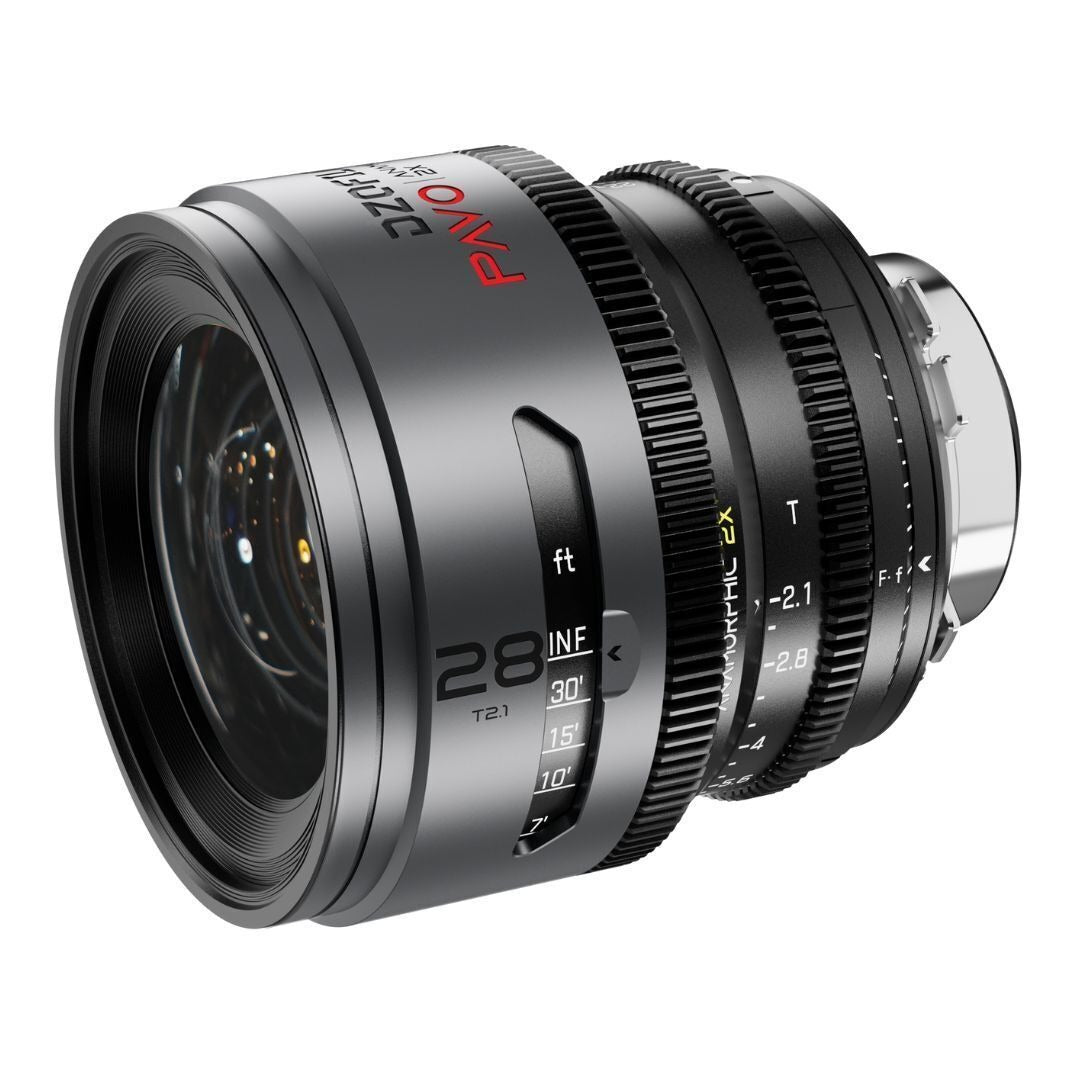 DZOFilm Pavo 2x Anamorphic T2.1 3-Lens Set with Neutral Coating (Space Gray and Black)