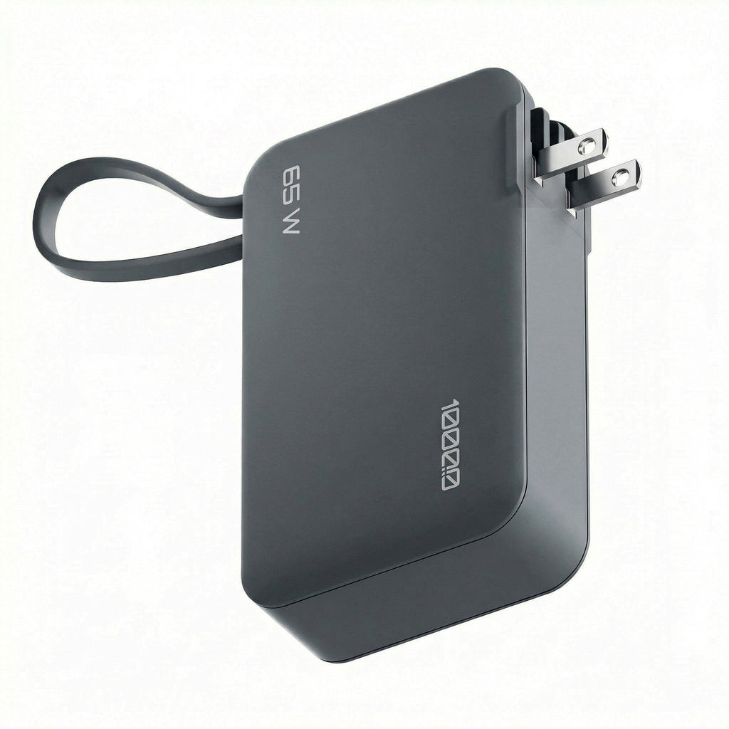 ReelCharge 10,000 mAh 65W Power Bank Flex (Cool Gray)