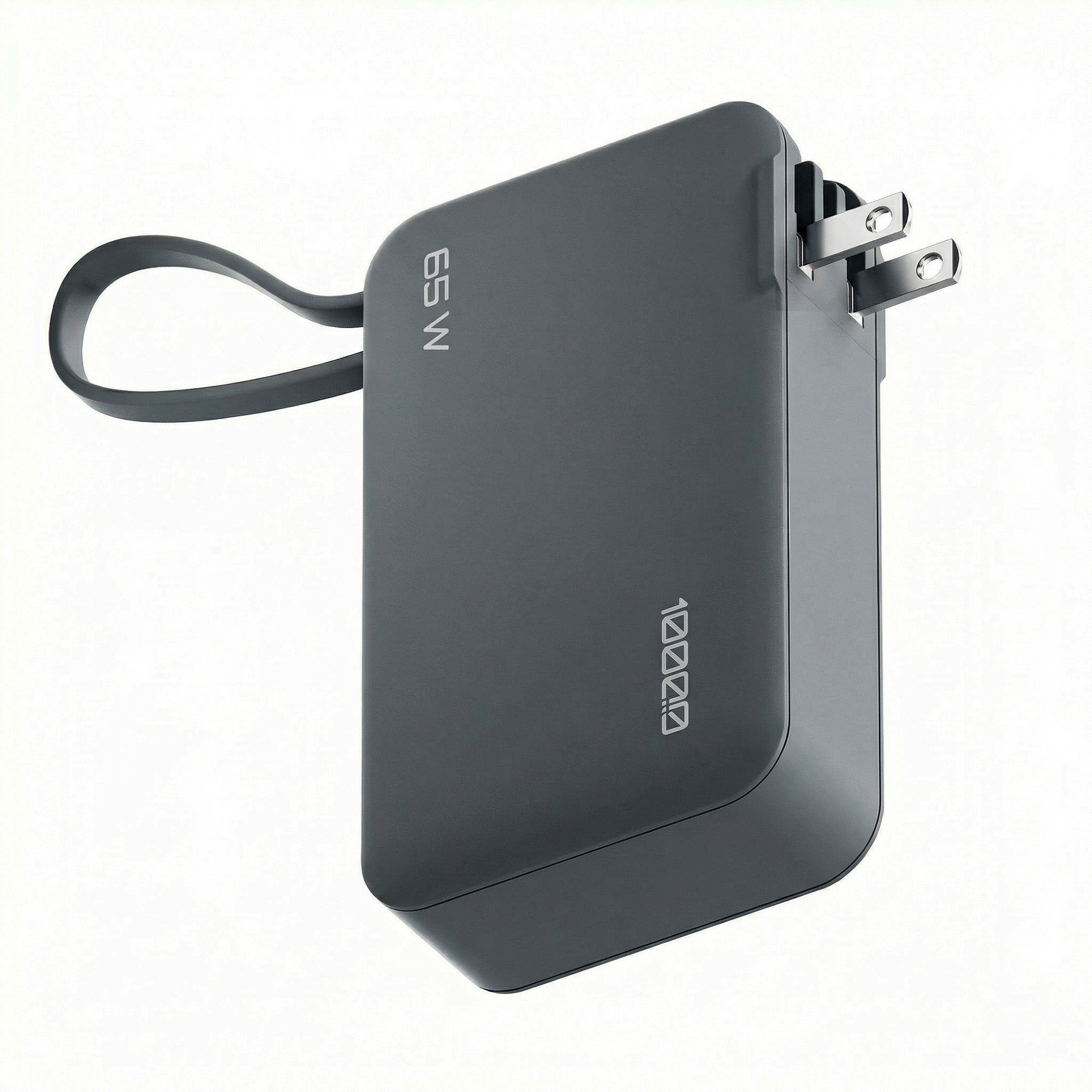 ReelCharge 10,000 mAh 65W Power Bank Flex (Cool Gray)