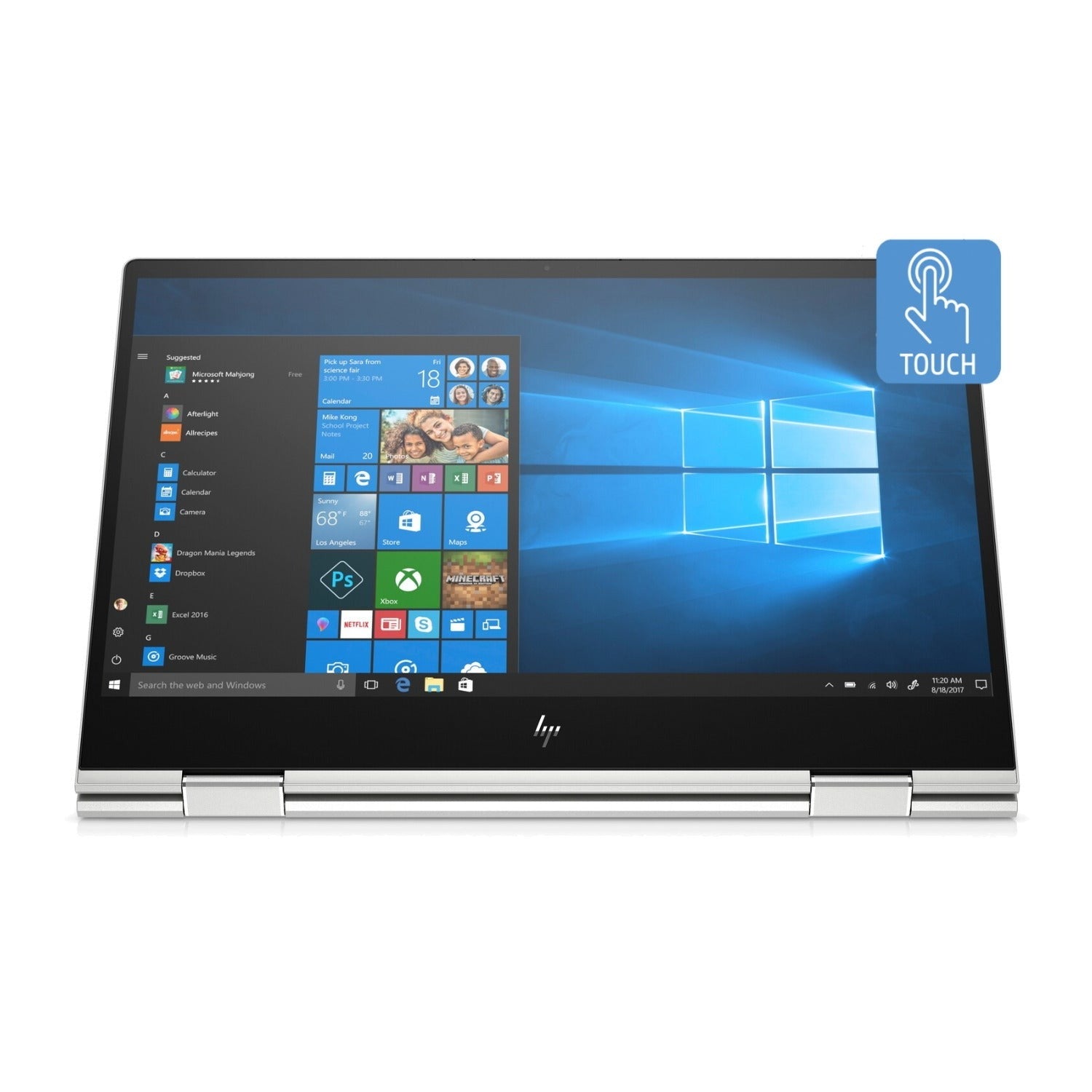 HP Envy x360 2-in-1 Laptop, 15.6" FHD Touch, Intel Core i5-10210U, 8GB RAM, 256GB SSD (Certified Refurbished)