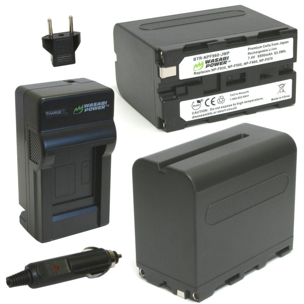 Wasabi Power Batteries and Charger for Sony Professional Camcorders (NP-FP970)