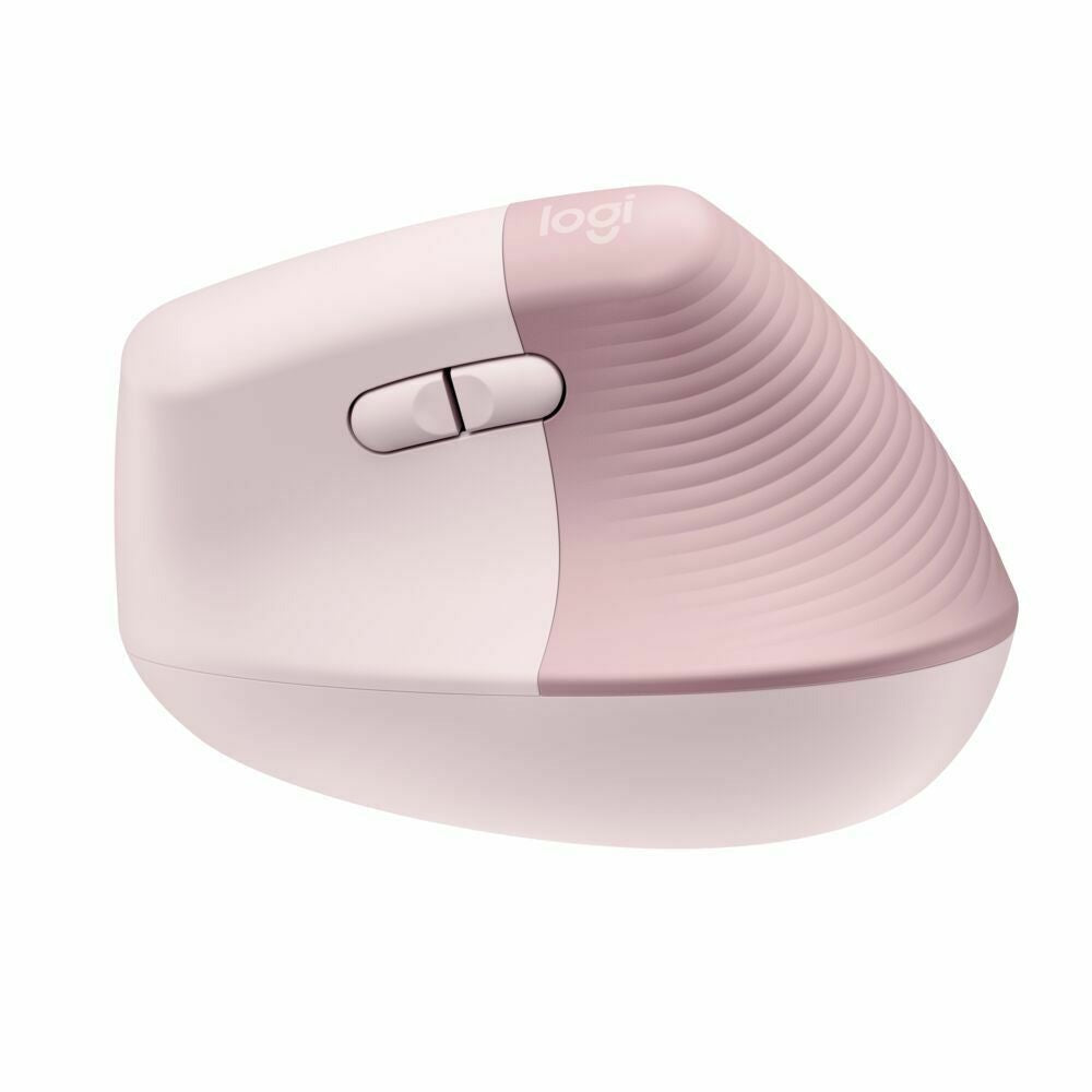 Logitech Lift Vertical Wireless Ergonomic Mouse (Rose) and USB 3.0 Hub