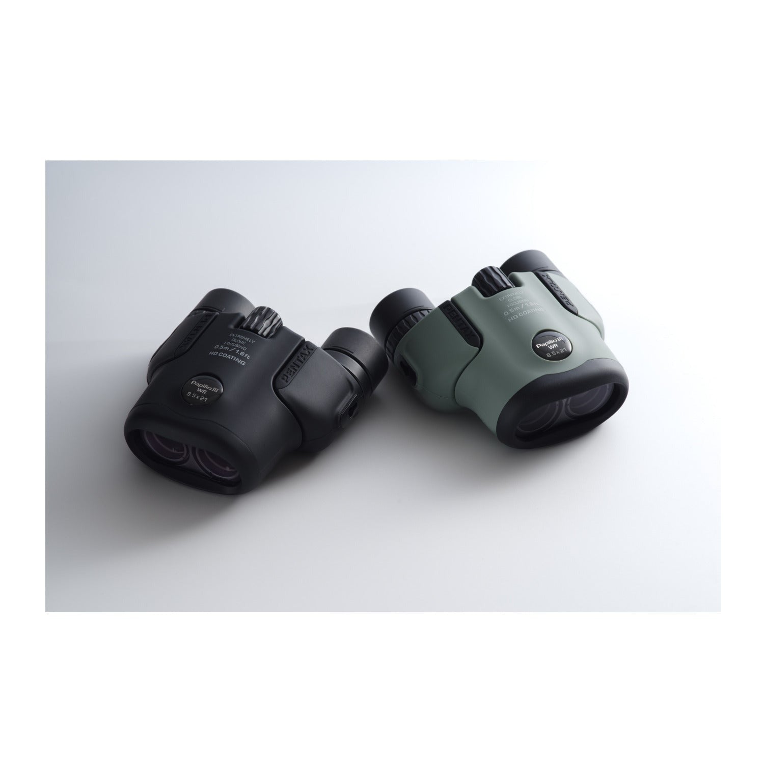 Pentax Papilio III 6.5x21 WR Binoculars with HD Coating 50cm Close Focus (Olive)