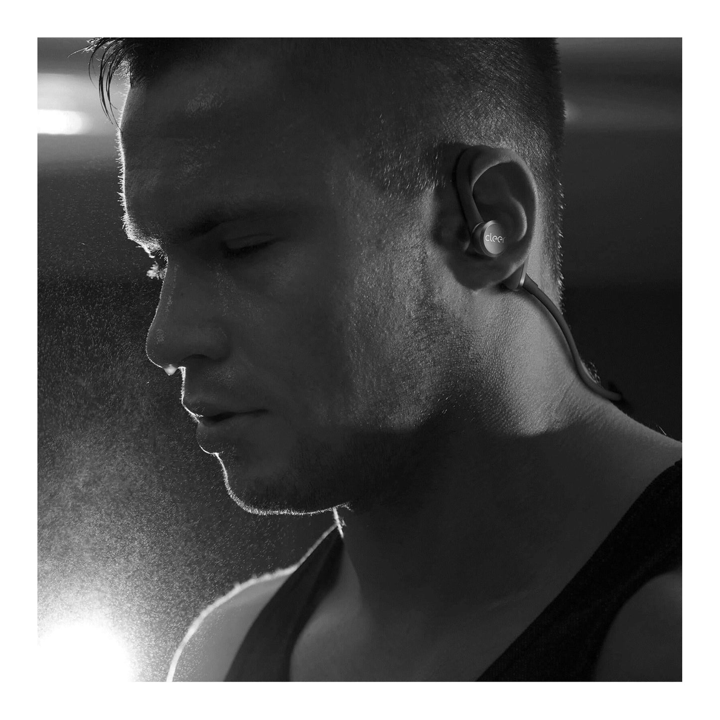 Cleer Edge Pulse Wireless In-Ear Headphones with Heart Rate Monitor (Gray)