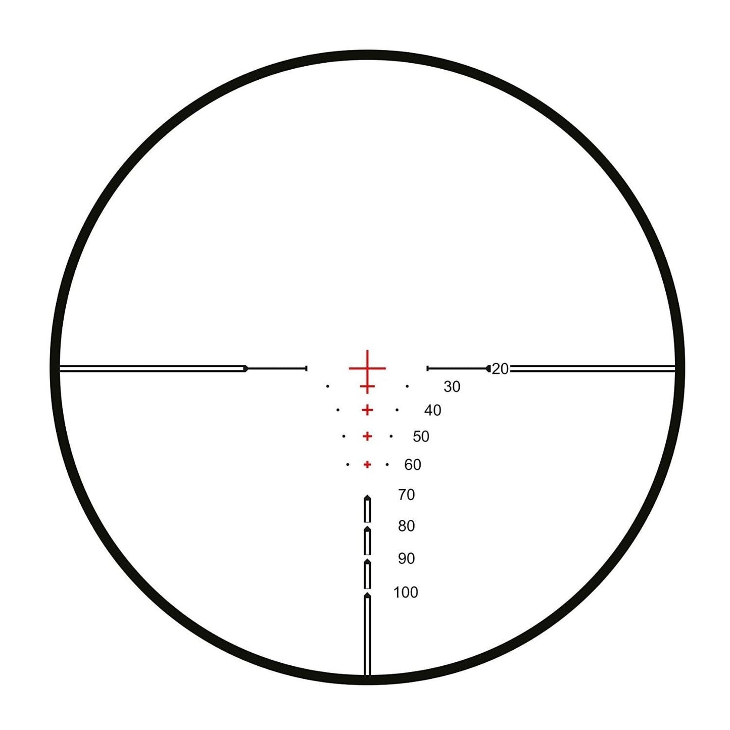 Hawke Sport Optics 1-5x24 Vari-Speed Crossbow Scope with XB30 SR Illuminated Reticle