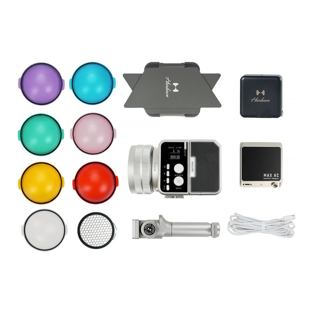 Harlowe Mini Max Bi-Color LED Monolight Creator Kit (Midnight Faux Leather)