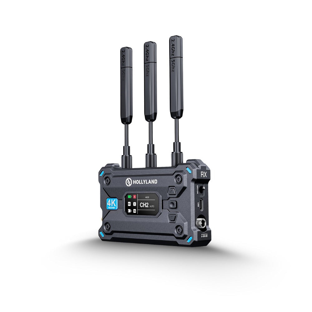 Hollyland Pyro S RX Wireless Video Receiver - 1300 Feet Range, Low Latency, Compatible with Pyro S