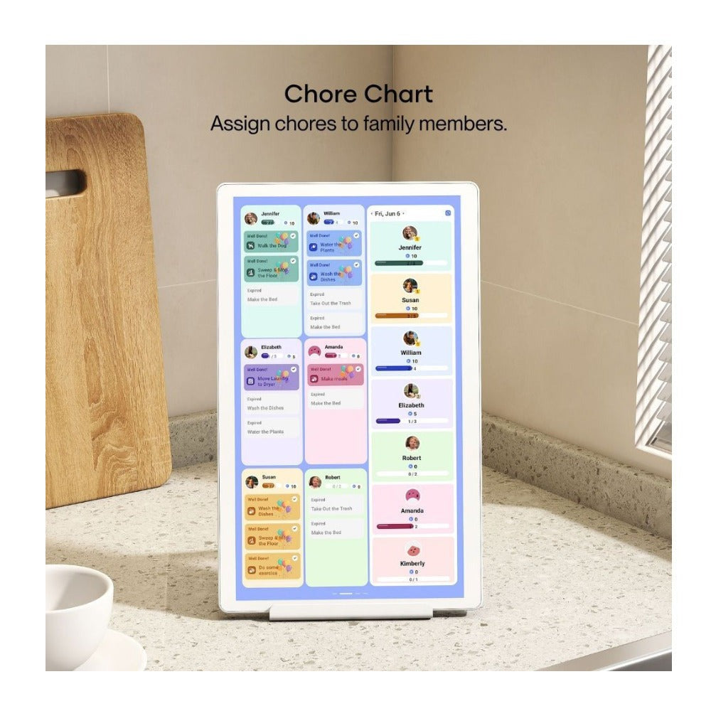Cozyla 15.6-Inch 1080p Digital Calendar+ 2 Wall Planner Touch Screen