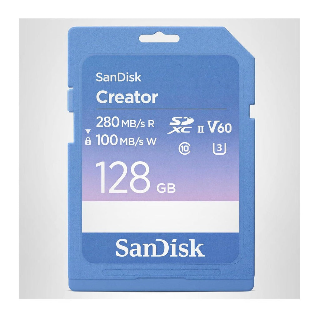 SanDisk 128GB Creator Series UHS-II Memory Card