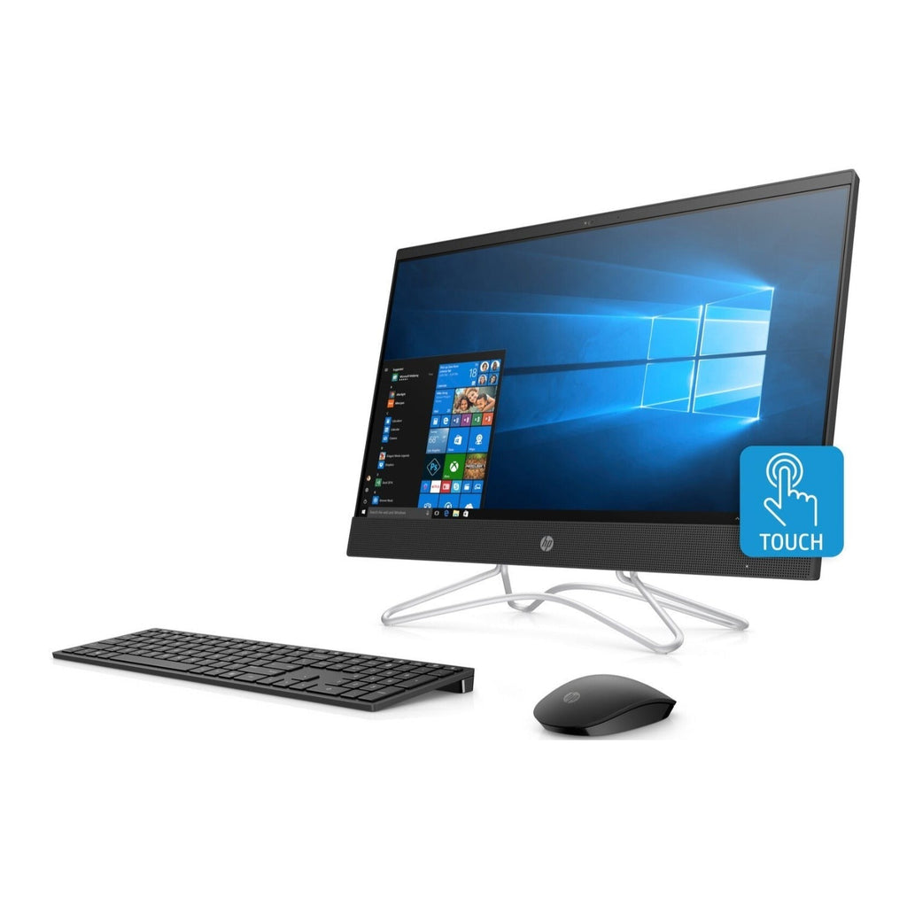 HP 24-F 23.8" FHD Touch All-in-One PC, AMD A-300U, 8GB RAM, 1TB HDD, Windows 10 (Black) (Certified Refurbished)