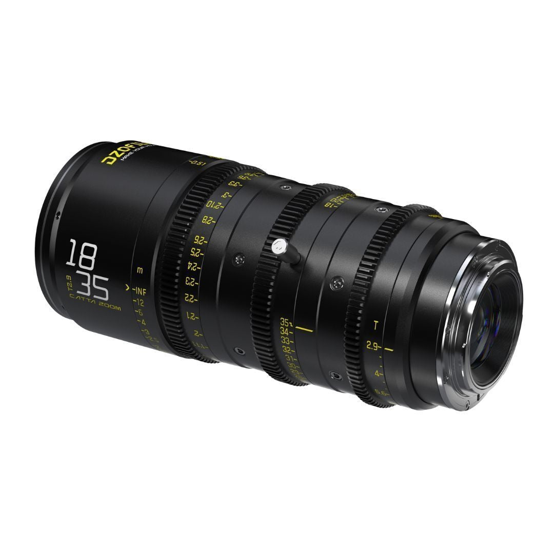 DZOFilm Catta Ace FF 18-35mm T2.9-22 Cine Zoom Lens for PL and EF Mounts with 16-Blade Iris (Black)