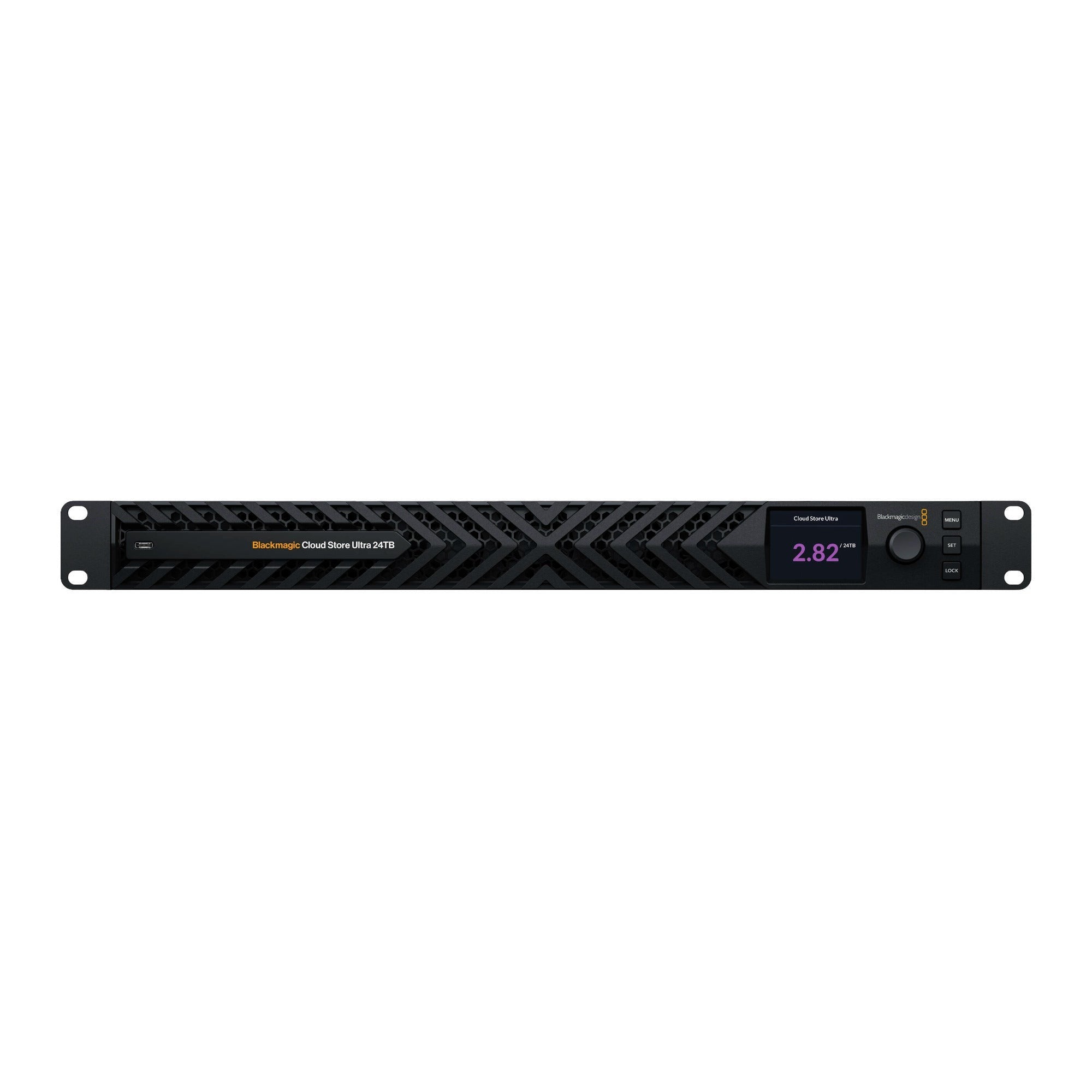 Blackmagic Design Cloud Store Ultra 24TB SSD 100GbE Rackmount Shared Storage System (Black)