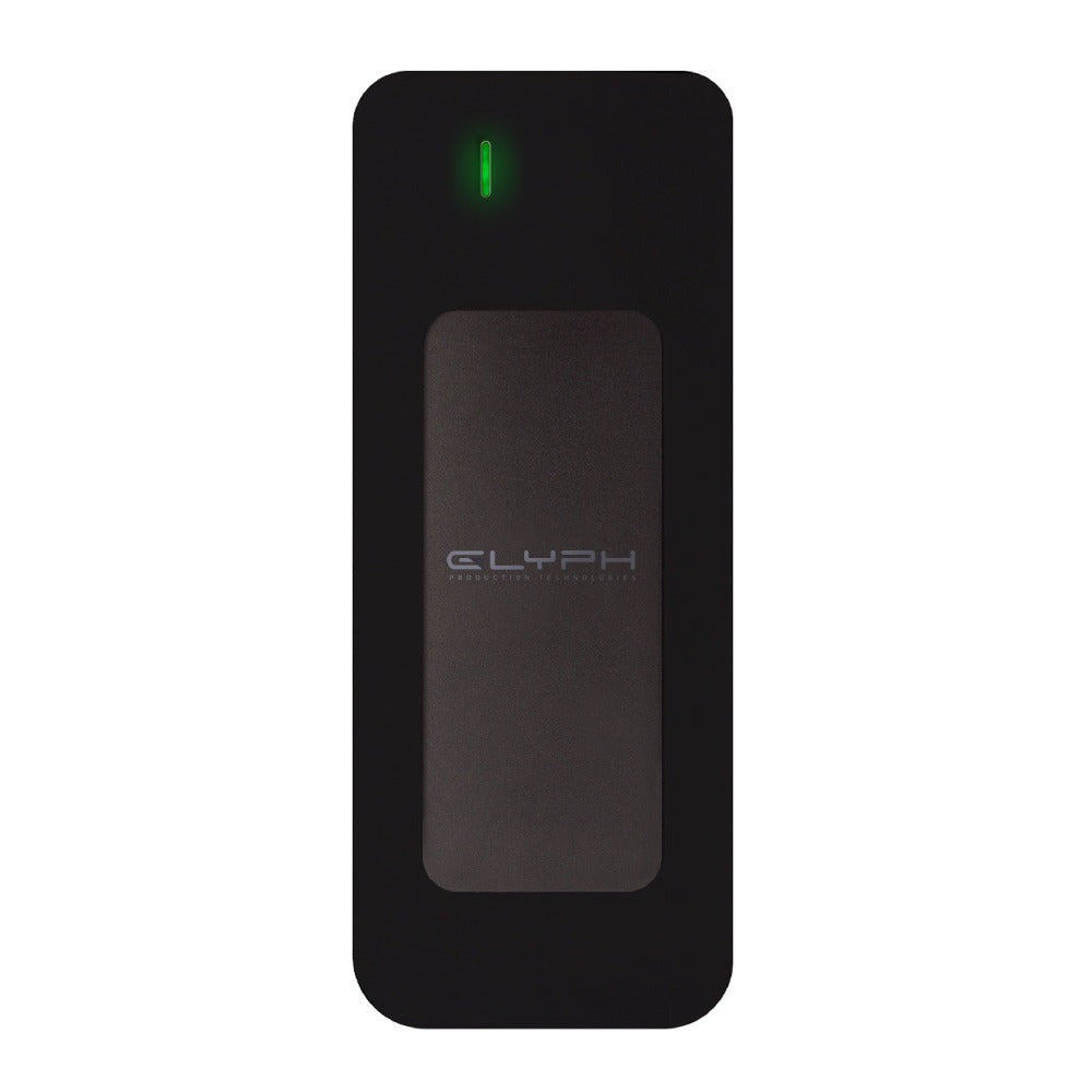 Glyph Atom USB-C (3.1, Gen2), Thunderbolt 3, USB 3.0 250GB SSD (Black)
