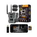 Spypoint Flex Dark GPS Cellular Trail Camera (2 Pack) and Accessories Bundle