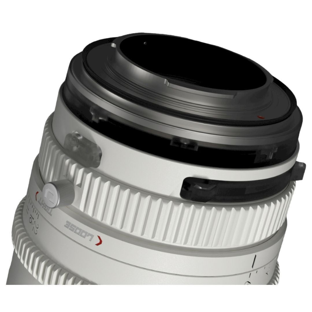 DZOFilm Catta FF 35 to 80mm T2.9 Cine Zoom Lens for Sony E Camera with Parfocal Design (White)