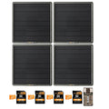 Spypoint 10-Watt Solar Panel for Trail Camera (4-Pack) Bundle with 32GB Memory Card and Reader