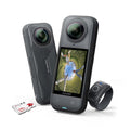 Insta360 X5 360 Action Camera Essentials with 128GB Memory Card and Ring Remote