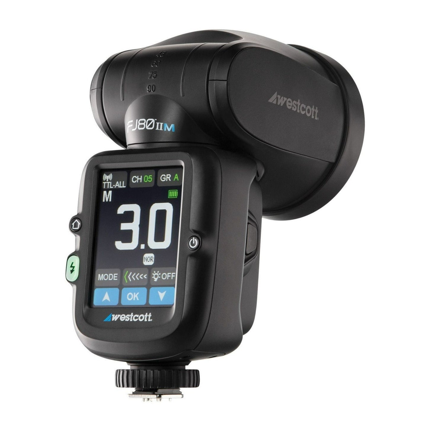 Westcott FJ80 II M Universal Touchscreen 80Ws Speedlight with Multi-Brand Camera Mount
