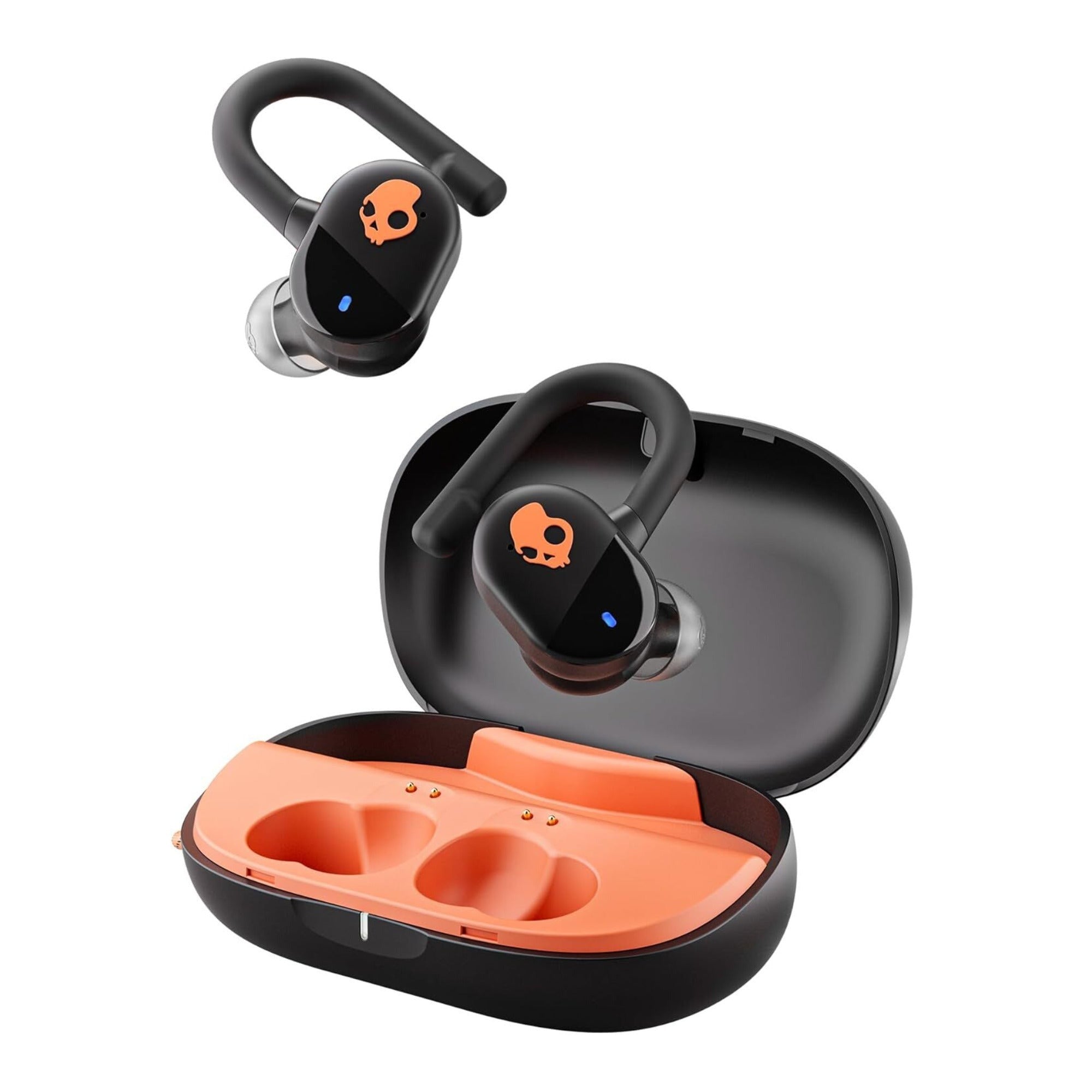 Skullcandy Push Play Active True Wireless Over-Ear Hanger Earbuds (Black/Orange)