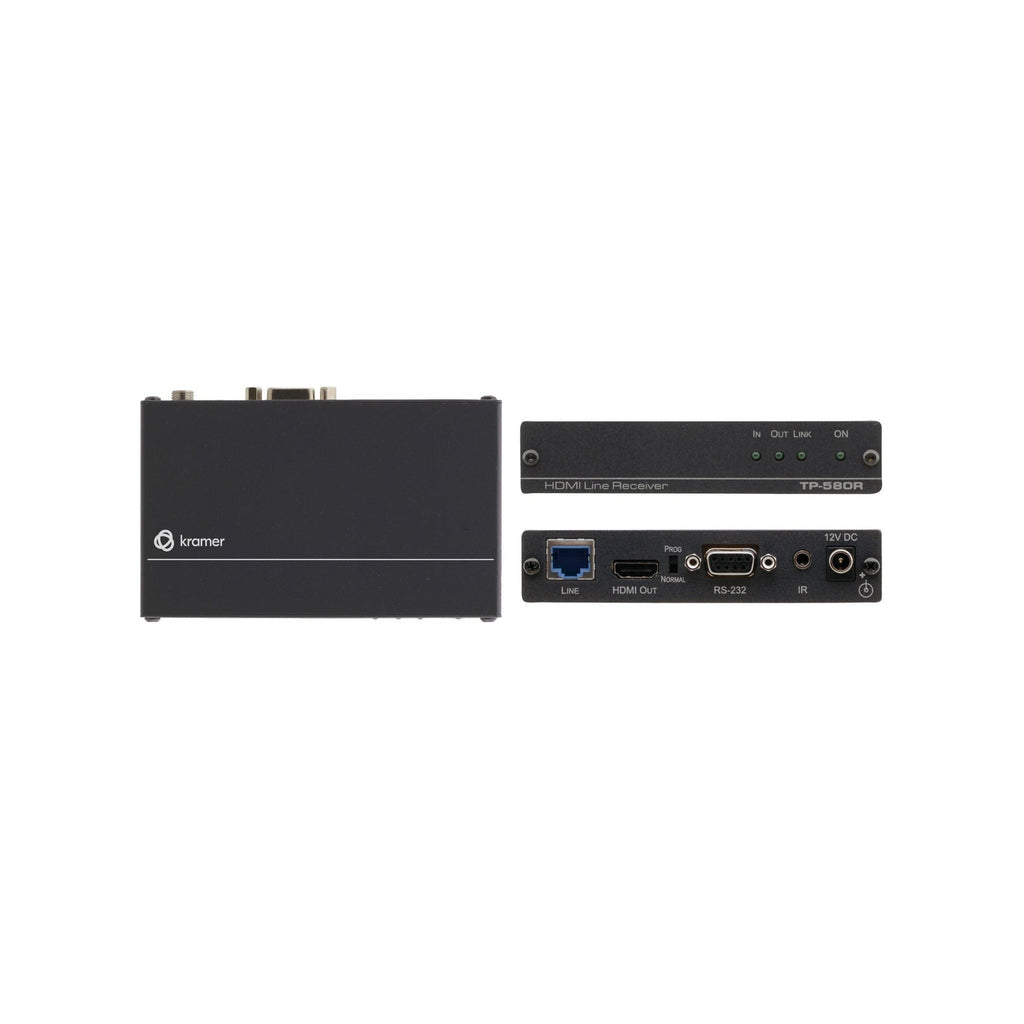 Kramer 4K60 4:2:0 HDMI HDCP 2.2 Receiver with RS–232 and IR over Long–Reach HDBaseT