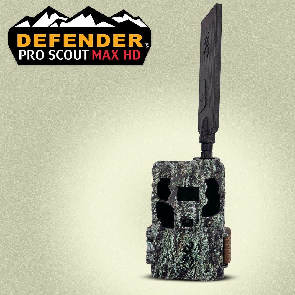 Browning Trail Camera Defender Pro Scout Max HD Cellular Trail Camera with Smart IR Video Bundle