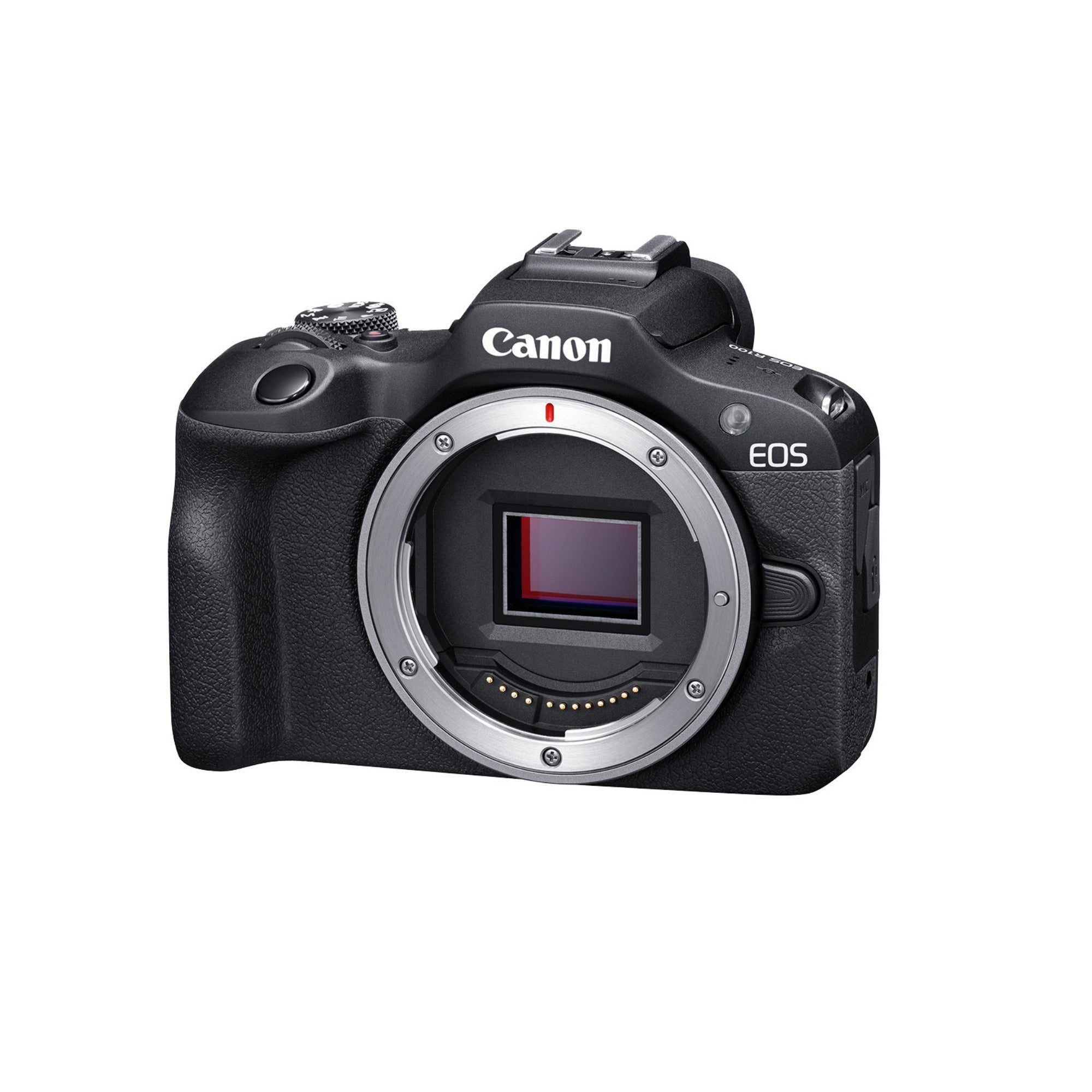 Canon EOS R100 Mirrorless Camera with Gadget Bag and Memory Card Bundle