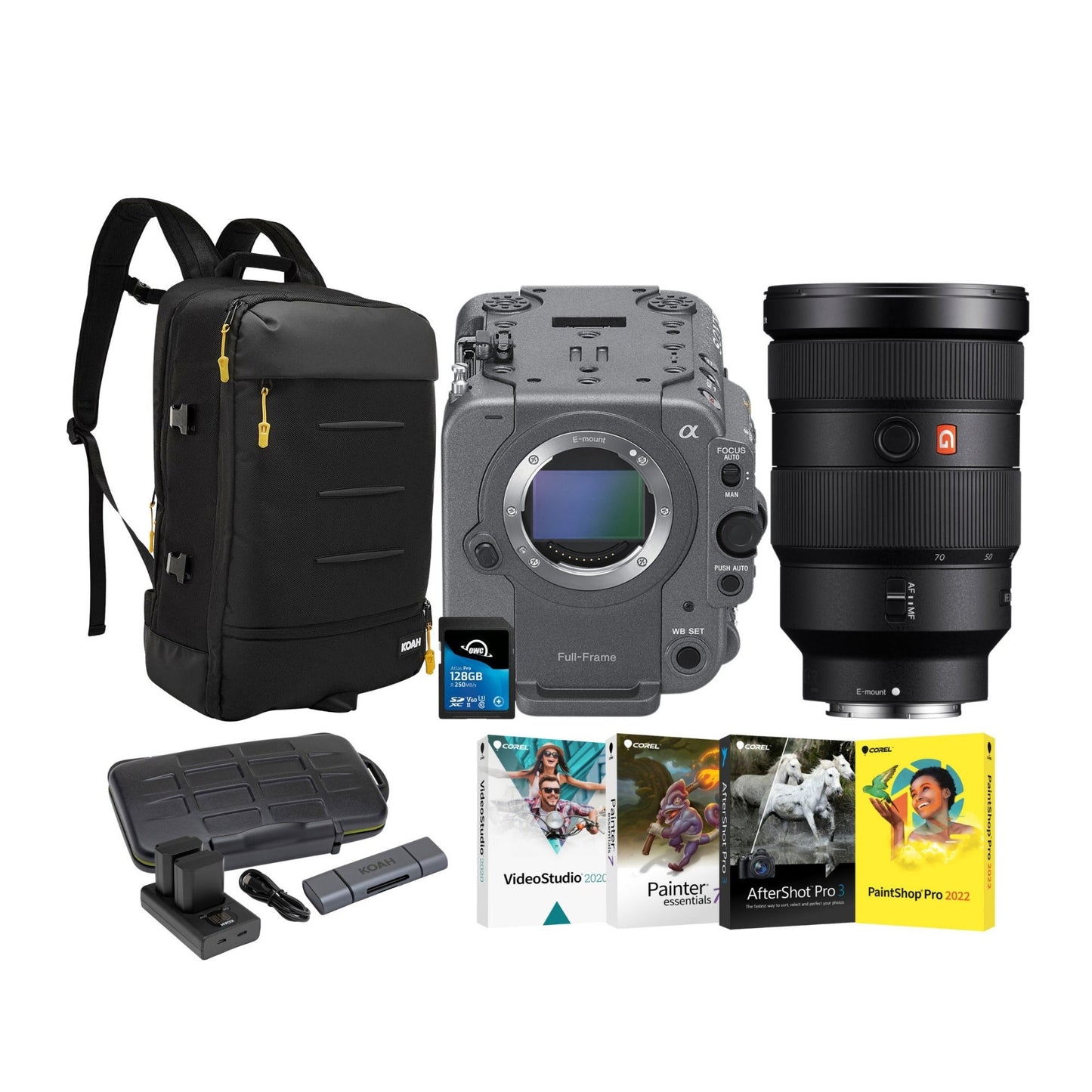 Sony FX6 Full-Frame Cinema Camera with 24-70mm f/2.8 GM Lens Bundle