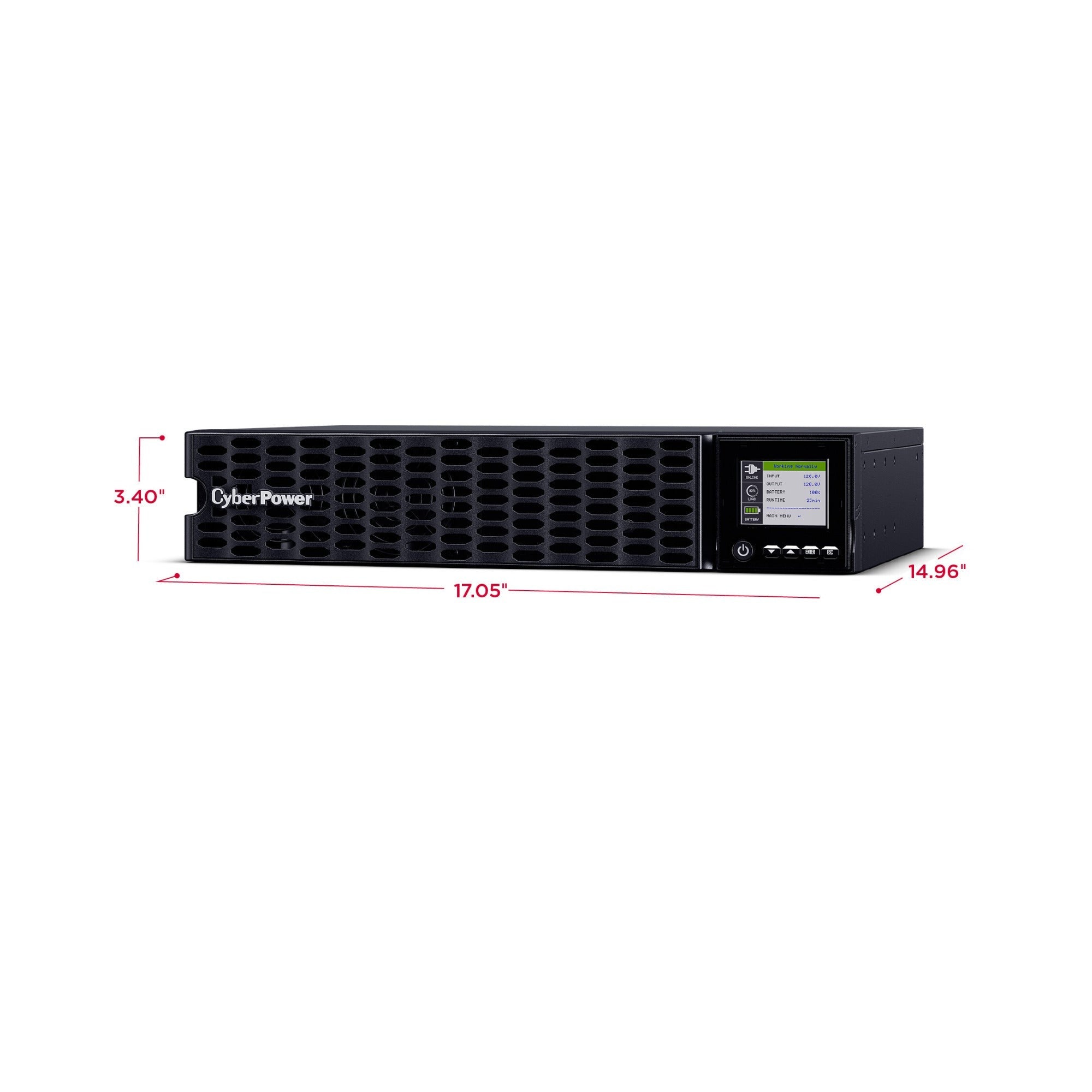 CyberPower OL1K5RTHD Smart App Online Rack/Tower UPS - 1500VA/1350W